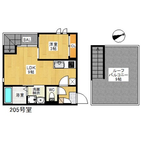 箱崎駅 徒歩12分 2階の物件間取画像